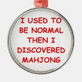 mahjong metalen ornament (Voorkant)