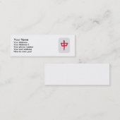 Mahjong Mini Visitekaartje (Voorkant / Achterkant)