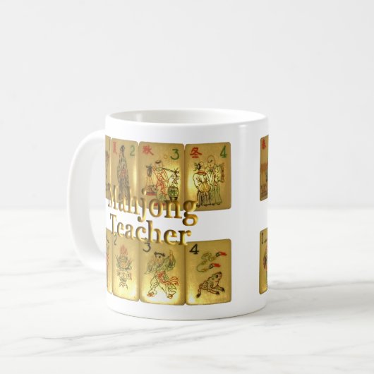 Mahjong mok leraar (Voorkant links)