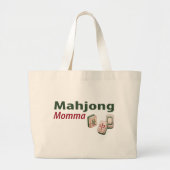 Mahjong Momma Bag Grote Tote Bag (Voorkant)