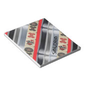 Mahjong monogrammed notitieblok (Schuin)