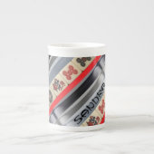 Mahjong monogrammed porselein kop (Voorkant)