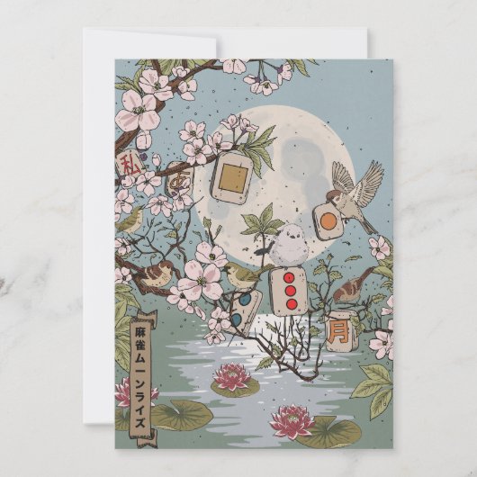 Mahjong Moonrise Kaart (Voorkant)