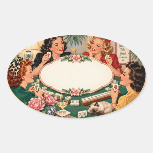 Mahjong Naam Sticker (Voorkant)