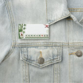 Mahjong naamlabel naamplaatje (In situ)
