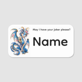 Mahjong Naamlabel Naamplaatje