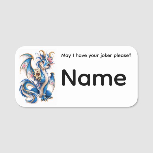 Mahjong Naamlabel Naamplaatje (Voorkant)