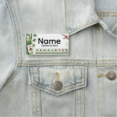 Mahjong naamlabel naamplaatje (In situ)