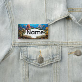 Mahjong naamlabel naamplaatje (In situ)