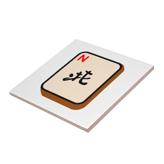 Mahjong North Tegeltje (Zijkant)