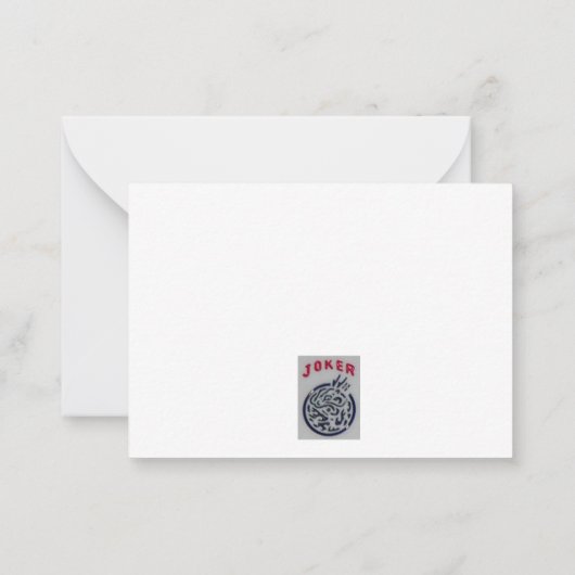 Mahjong Note Card- Mahj! Notitiekaartje (Achterkant)