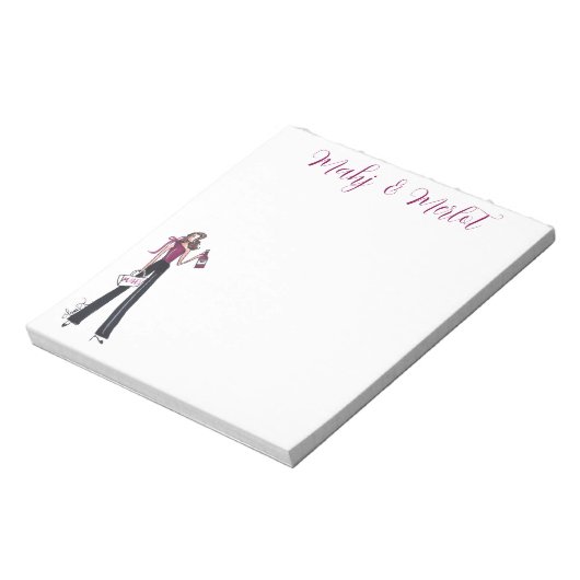 Mahjong note pad notitieblok (Linkerzijde)