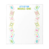 MAHJONG NOTEPAD NOTITIEBLOK (Voorkant)