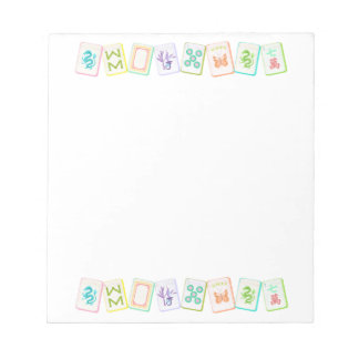 MAHJONG NOTEPAD NOTITIEBLOK