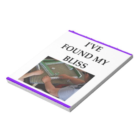 MAHJONG NOTITIEBLOK (Linkerzijde)