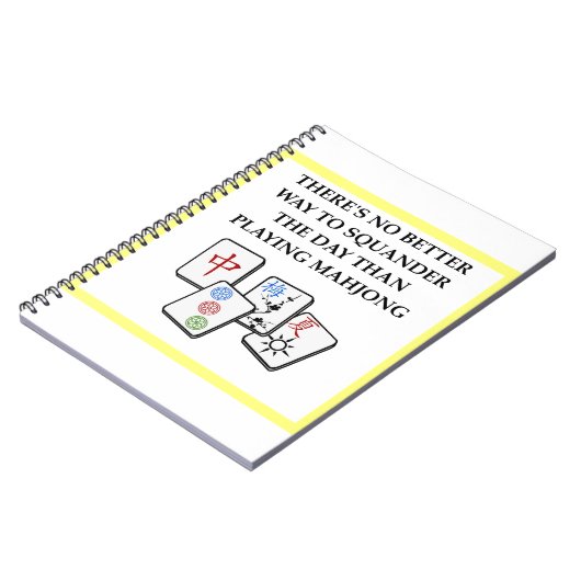 MAHJONG NOTITIEBOEK (Linkerzijde)