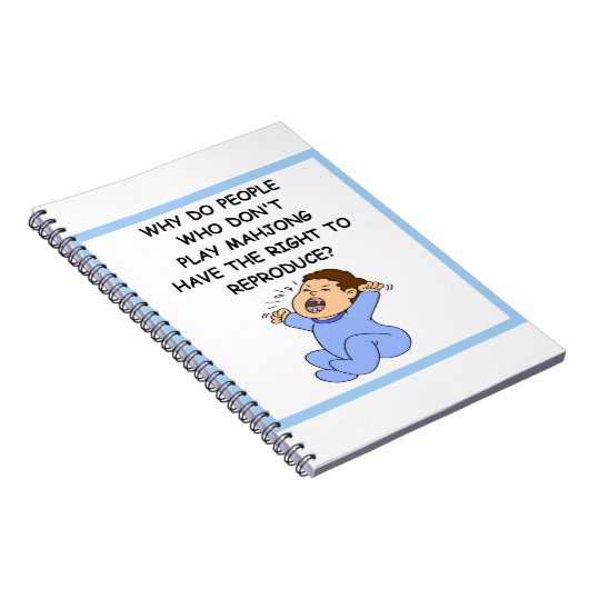 MAHJONG NOTITIEBOEK (Rechterzijde)