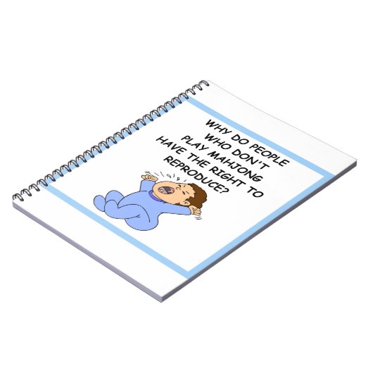 MAHJONG NOTITIEBOEK (Linkerzijde)