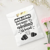 Mahjong omdat volwassenheid moeilijk is | Grappige Bedankzakje (Gezegeld)