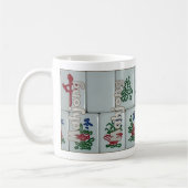 Mahjong op tegels (set 6) koffiemok (Links)