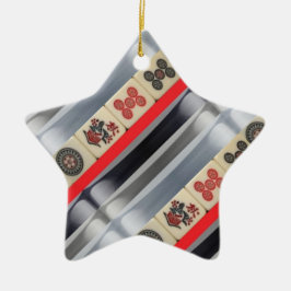 Mahjong Oriental Keramisch Ornament