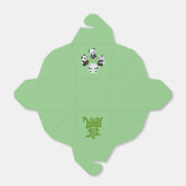 Mahjong Panda Cute Funny Favor Box Bedankdoosjes (Uitgevouwen)