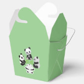 Mahjong Panda Cute Funny Favor Box Bedankdoosjes (Geopend)