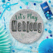 Mahjong Paper Plates Papieren Bordje (Feest)