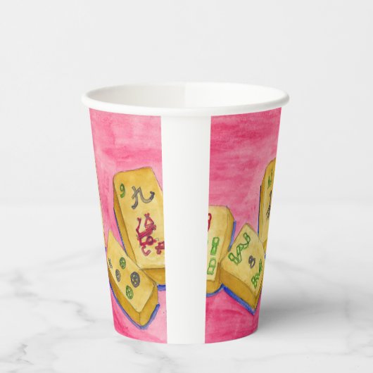 Mahjong Papieren Bekers (Links)