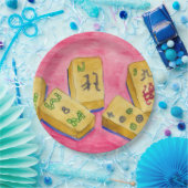 Mahjong Papieren Bordje (Feest)