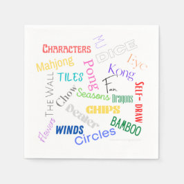 Mahjong - papieren servetten