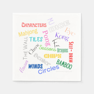 Mahjong - papieren servetten