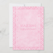 mahjong party lover Green Dragon Bamboo Kaart (Achterkant)