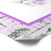 Mahjong Party Toile Welkomstbord Poster (Hoek)