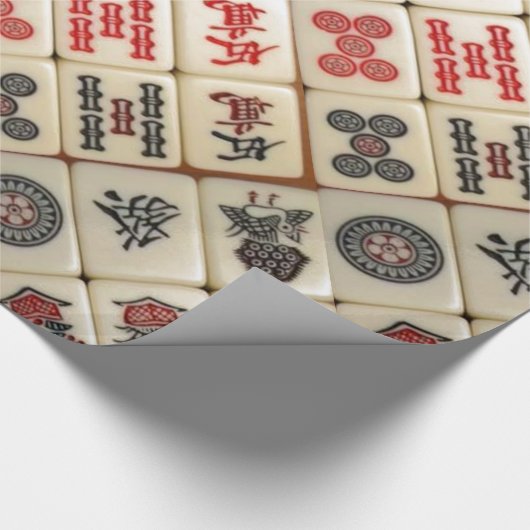 Mahjong patroon cadeaupapier (Hoek)