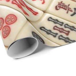 Mahjong patroon cadeaupapier