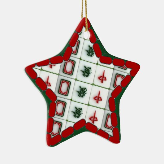 Mahjong patroon keramisch ornament (Rechts)