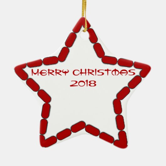 Mahjong patroon keramisch ornament (Achterkant)