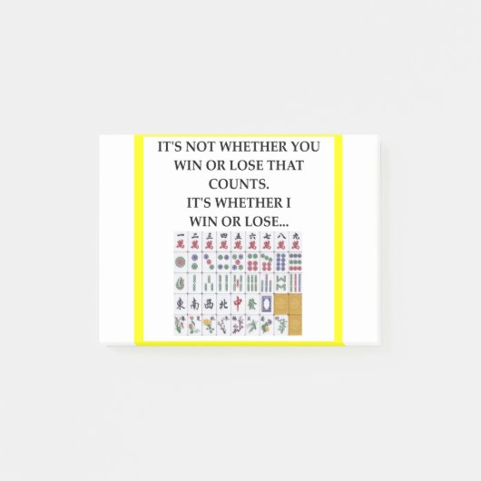 mahjong post-it® notes (Voorkant)
