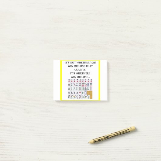 mahjong post-it® notes (Op bureau)