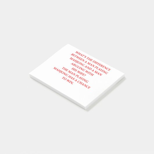 MAHJONG POST-IT® NOTES (Schuin)