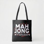 Mahjong princess | Funny mahjong Tote Bag (Voorkant)