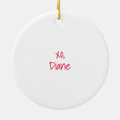 Mahjong Queen Mahjong Christmas Bam Tiles Keramisch Ornament (Achterkant)