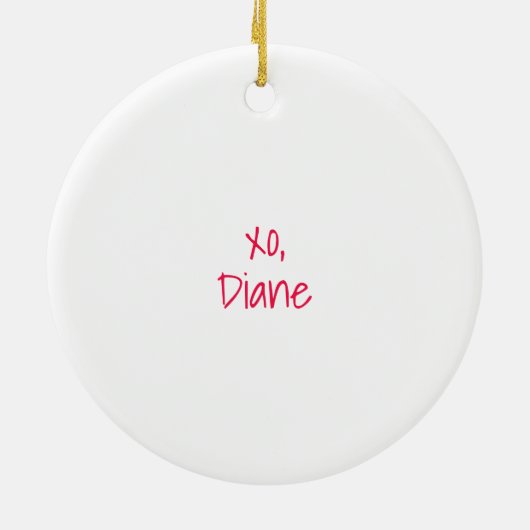 Mahjong Queen Mahjong Christmas Bam Tiles Keramisch Ornament (Achterkant)