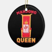 Mahjong Queen of Tiles Mah Jong Family Game Keramisch Ornament (Links)