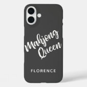 Mahjong Queen Personalized Case-Mate iPhone Case (Achterkant)