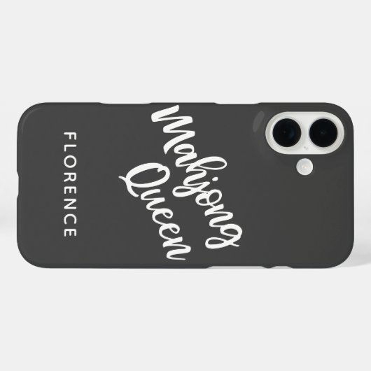 Mahjong Queen Personalized Case-Mate iPhone Case (Achterkant (horizontaal))