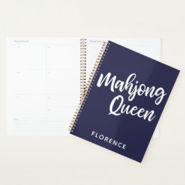 Mahjong Queen Personalized Planner