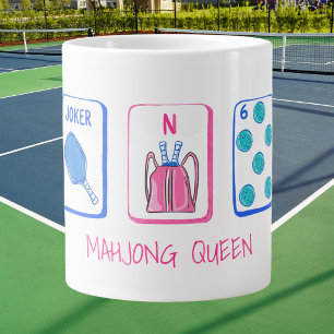 Mahjong Queen Pickleball Mahjong Paddle Pickleball Grote Koffiekop