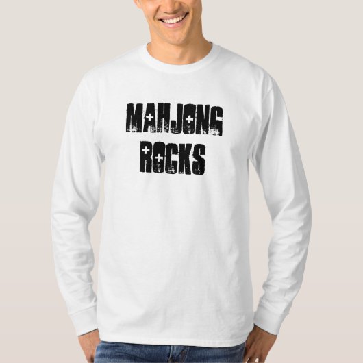 Mahjong Rocks T-shirt (Voorkant)